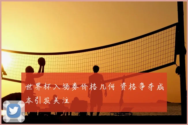世界杯入场券价格几何 资格争夺成本引发关注